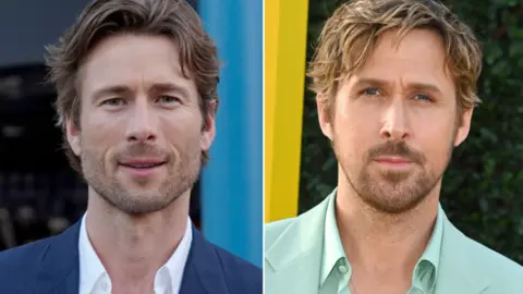 Glen Powell y Ryan Gosling. / RRSS