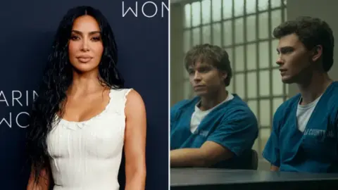 Kim Kardashian visita a los hermanos Menendez. / RRSS