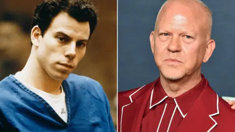 Erik Menendez y Ryan Murphy. / RRSS