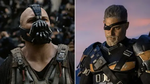 Bane y Deathstroke. / RRSS