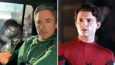 Tom Holland y Robert Downey Jr. / RRSS