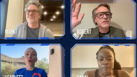 Avengers unidos por Kamala Harris. / RRSS