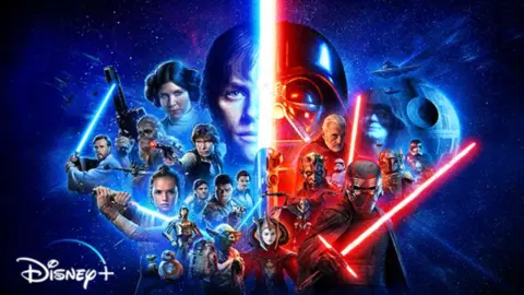 Star Wars banner. / Disney