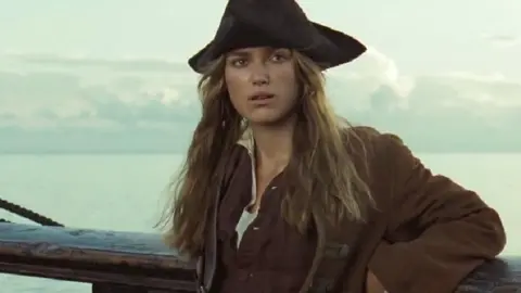 Keira Knightley en Piratas del Caribe. / RRSS
