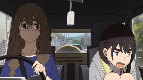 Una escena del anime llamado Her blue sky. /  Filmin