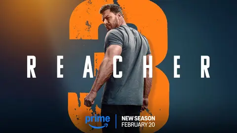 P&oacute;ster de la tercer temporada de Reacher. / RR SS