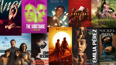 P&oacute;ster de todas las nominadas a Mejor pel&iacute;cula de los premios Oscar. / Productoras.
