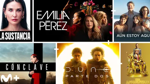 Películas nominadas a los Oscar 2025. / Movistar Plus+