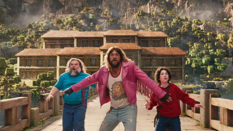 Jack Black, Jason Momoa y Sebastian Hansen en Una pel&iacute;cula de Minecraft (2025) / IMDb