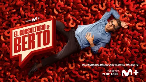 P&oacute;ster de la nueva temporrada del El consultorio de Berto. / Movistar Plus+