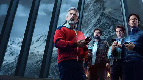 P&oacute;ster de Mountainhead. / RR SS
