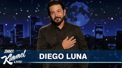 Diego Luna en Jimmy Kimmel Live!. / RR SS