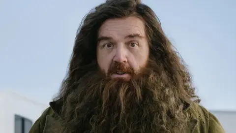 Nick Frost como Hagrid. / RRSS