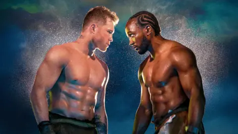 Terence Crawford vs Sa&uacute;l "Canelo" &Aacute;lvarez. / Netflix