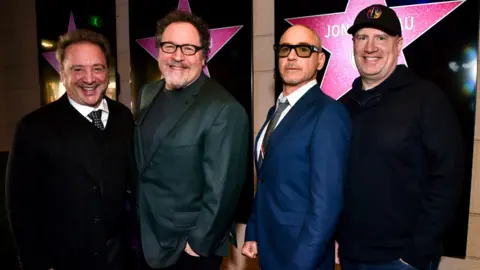 Kevin Feige, Avengers cast. / RRSS