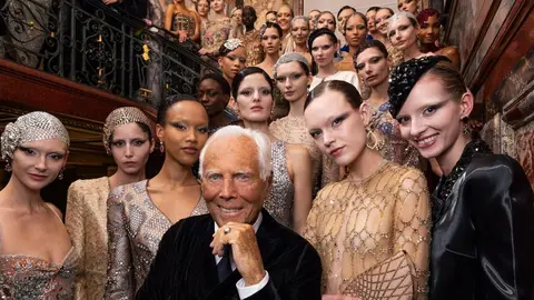 Giorgio Armani, dise&ntilde;ador. / IMDb