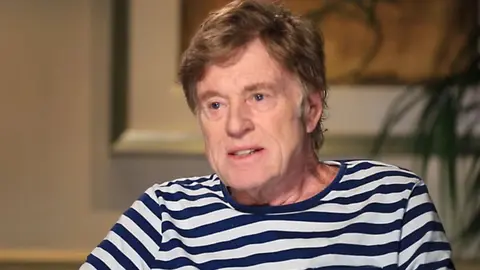 Robert Redford, actor. / RR SS.