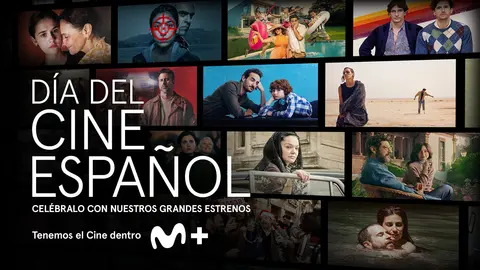 P&oacute;ster del D&iacute;a del cine espa&ntilde;ol. / Movistar Plus+