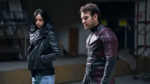 Jessica Jones y Daredevil. / RRSS