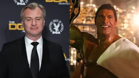 Christopher Nolan y Dwayne Johnson. / THR