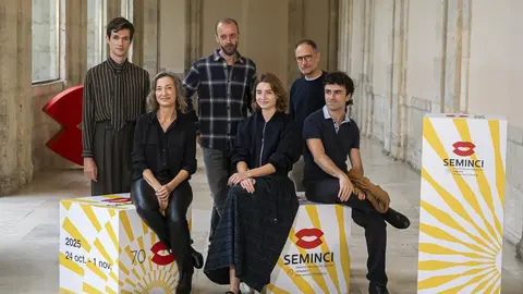 Fernando Franco, Diego Garisa, Julia Martínez, Sonia Almarcha, Itzan Escamilla e Íñigo de la Iglesia. / &copy;Seminci : Photogenic