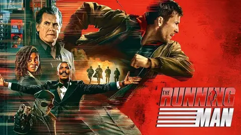 P&oacute;ster de The running man. / RR SS
