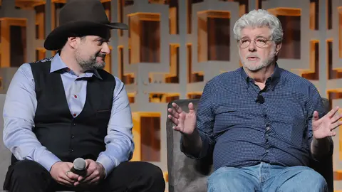 Dave Filloni y George Lucas. / RR SS