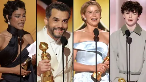 Teyana Taylor, Wagner Moura, Jessie Buckley y Owen Cooper, algunos de los grandes ganadores de la noche de los Globos de Oro. / RR SS.