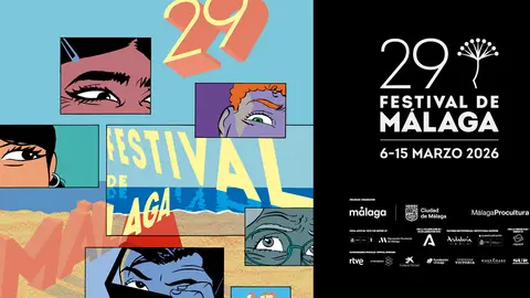 P&oacute;ster de El Festival de M&aacute;laga . / RR SS