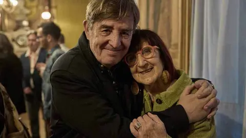 Luis Garc&iacute;a Montero, director del Instituto Cervantes y Pilar Mart&iacute;nez-Vasseur, codirectora del Festival de Cine Espa&ntilde;ol en Nantes.