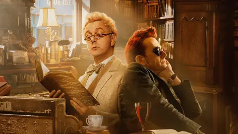 P&oacute;ster de Good Omens. / RR SS
