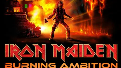 P&oacute;ster de Iron Maiden: Burning Ambition. / RR SS