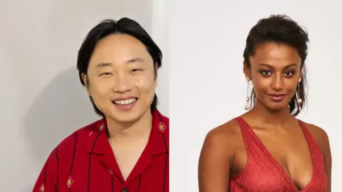 Shalom Brune-Franklin y Jimmy O. Yang. / RRSS