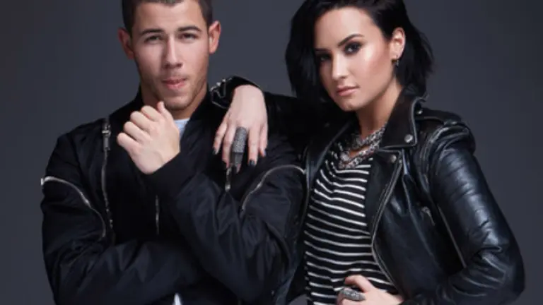 Nick Jonas y Demi Lovato. RR SS.