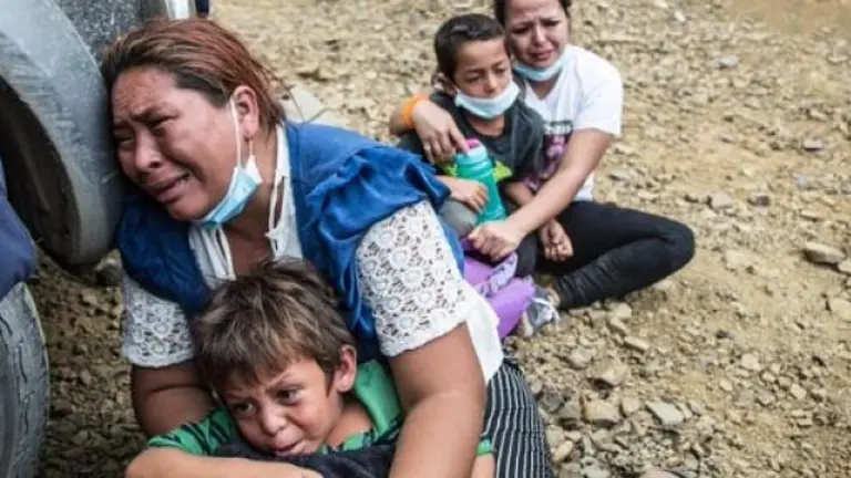 Ni&ntilde;os migrantes. / @Vaticannews
