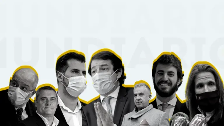 Principales candidatos en las elecciones de Castilla y Le&oacute;n. / Mundiario.