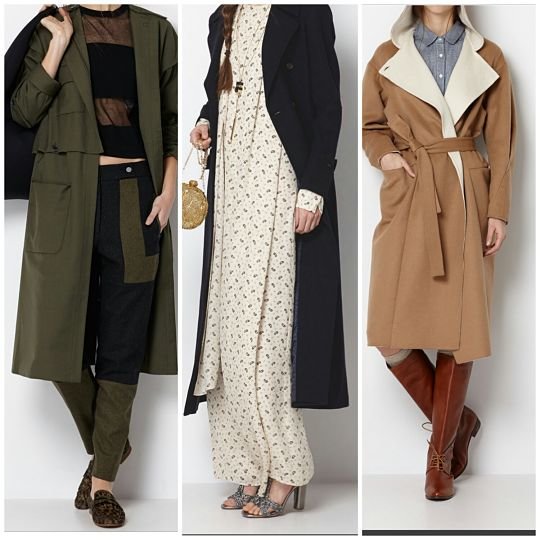 Abrigos de la colección otoño-invierno 2016-17 de Intropia.