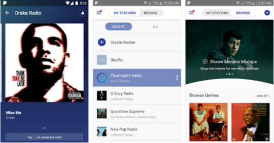 Pandora. / iTunes