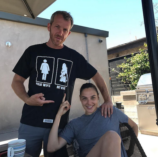 Yaron Varsano y Gal Gadot. / Instagram @gal_gadot