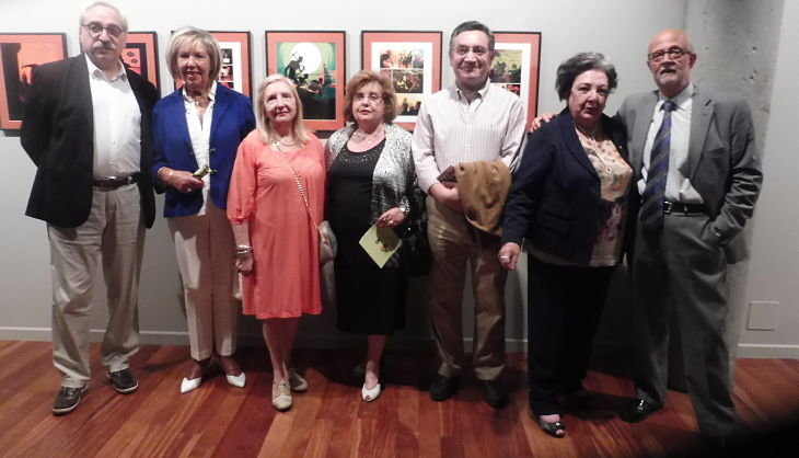 Asistentes a la inauguración de Viñetas desde o Atlántico. / Mundiario