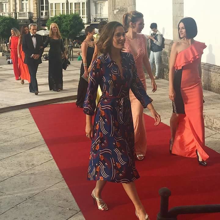 Entrada de Celia Freijeiro e invitados