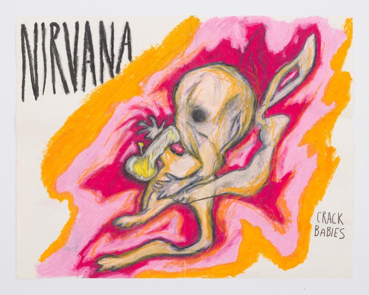 CRACK BABIES, DE KURT COBAIN. /  FERIA DE ARTE DE SEATTLE