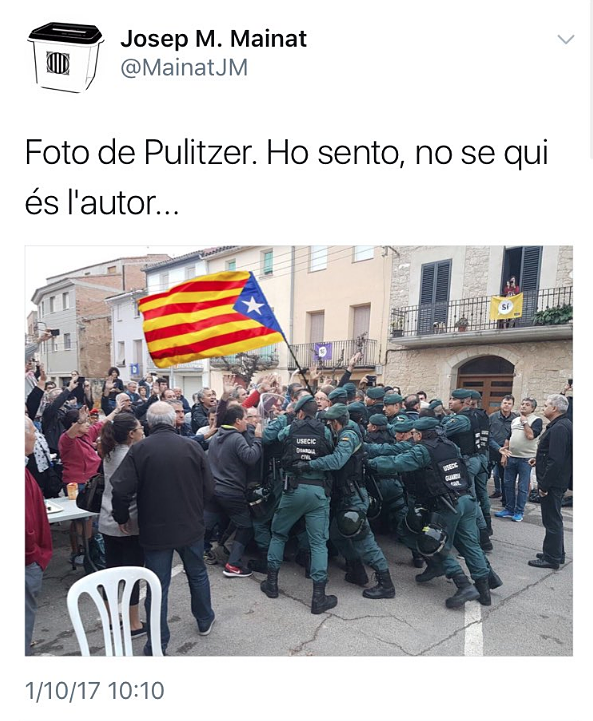 La foto manipulada. / Twitter