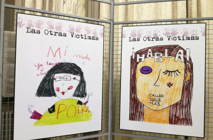 Dos de las ilustraciones de la muestra.