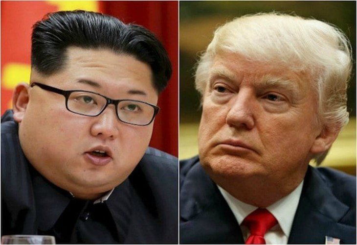 Kim Jong Un, líder supremo de Corea del Norte y Donald Trump, presidente de Estados Unidos. mronline.org