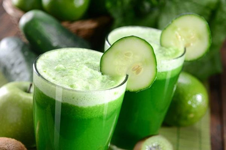 Jugo de pepino./ Salud unComo