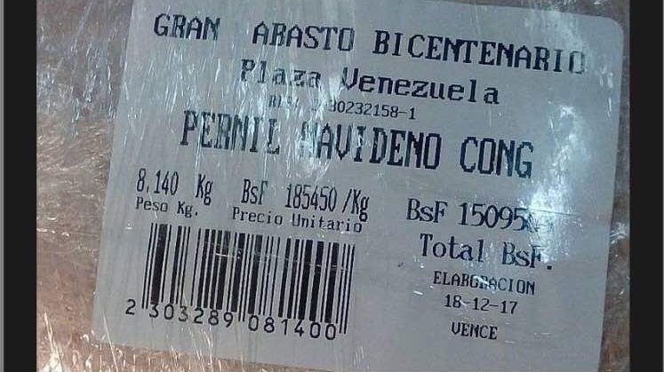 Precio del pernil navideño en Venezuela. / venezuelaaldia.com