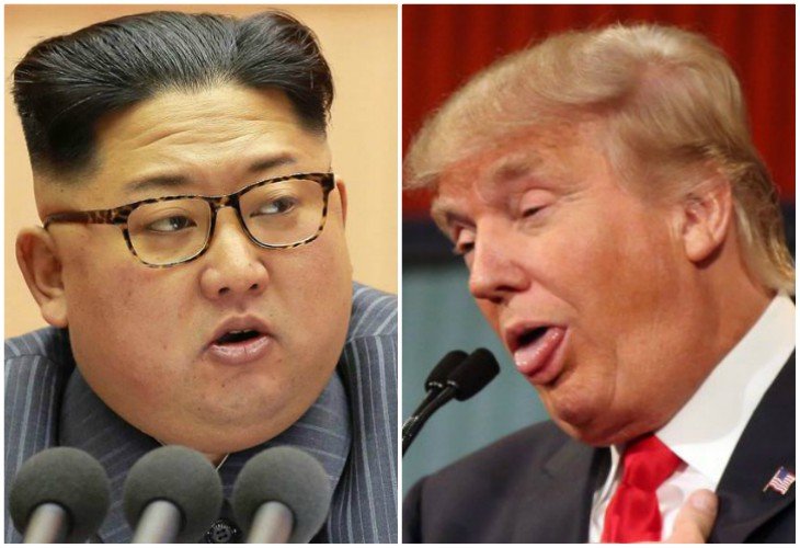 Kim Jong Un, líder supremo de Corea del Norte y Donald Trump, presidente de Estados Unidos. RR SS