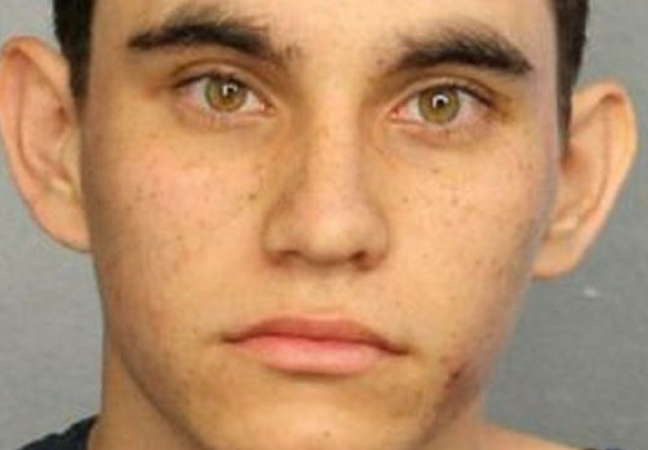 Nikolas Cruz, autor del tiroteo en Florida. Broward’s Sheriff’s Office.