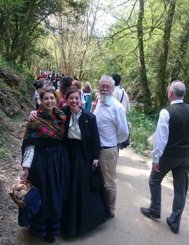 Asistentes al banquete de Conxo, en Santiago. / Mundiario